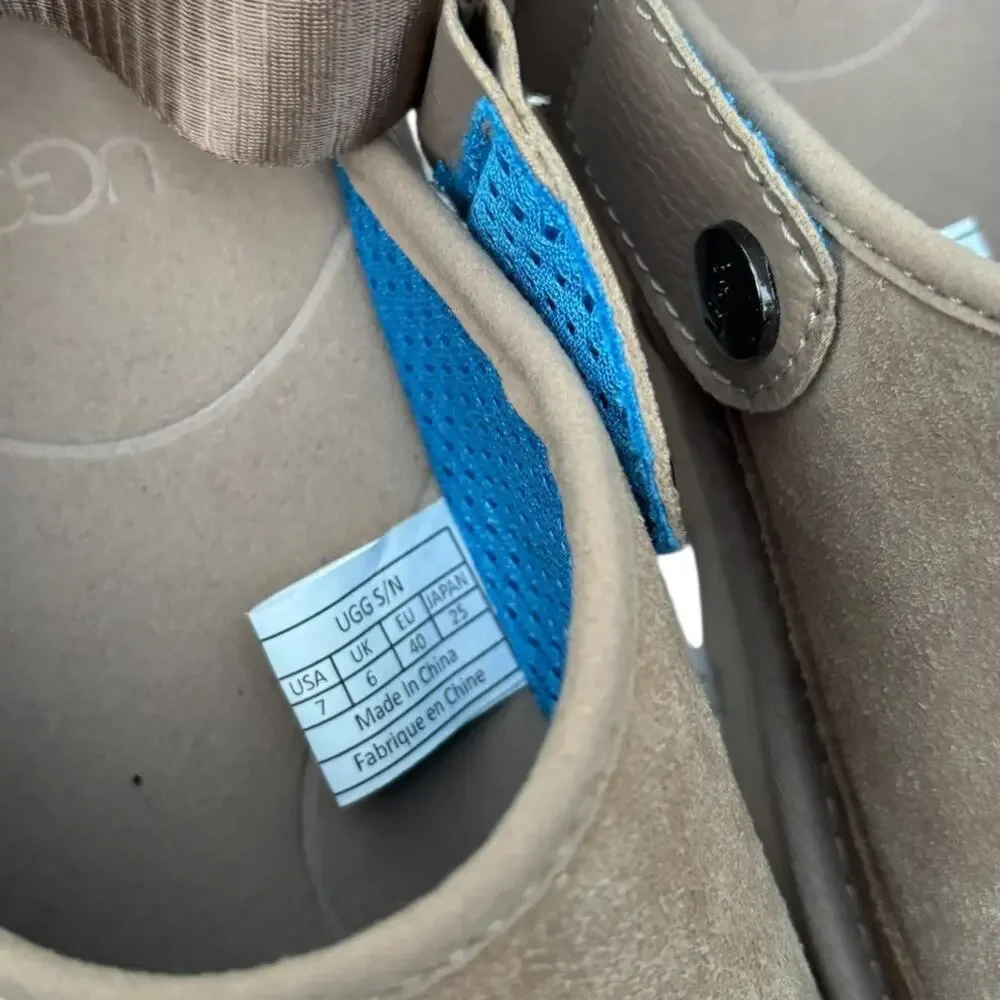 NWOT UGG Men's Goldencoast Clog Size 7 Color: Sand Lightweight Comfy
